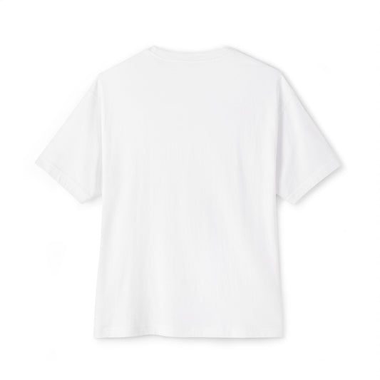 Oversized White Minimalist Design T-Shirt