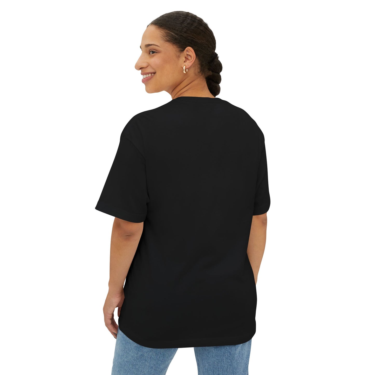 Oversized Black Minimalist Design T-Shirt