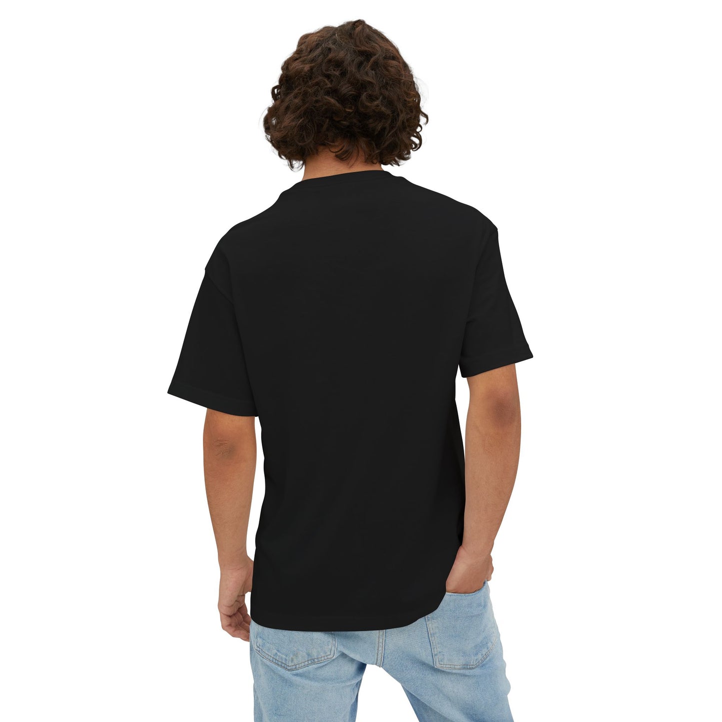 Oversized Black Minimalist Design T-Shirt