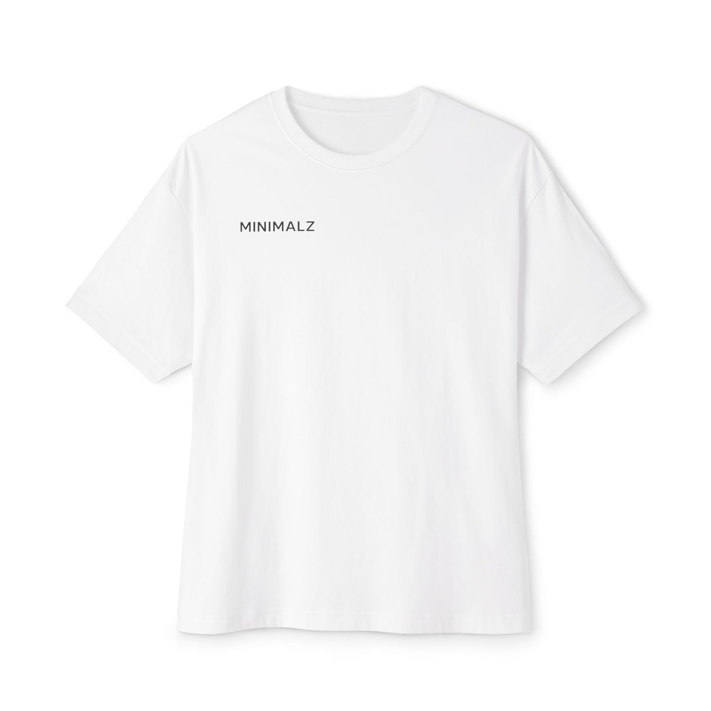 Oversized White Minimalist Design T-Shirt