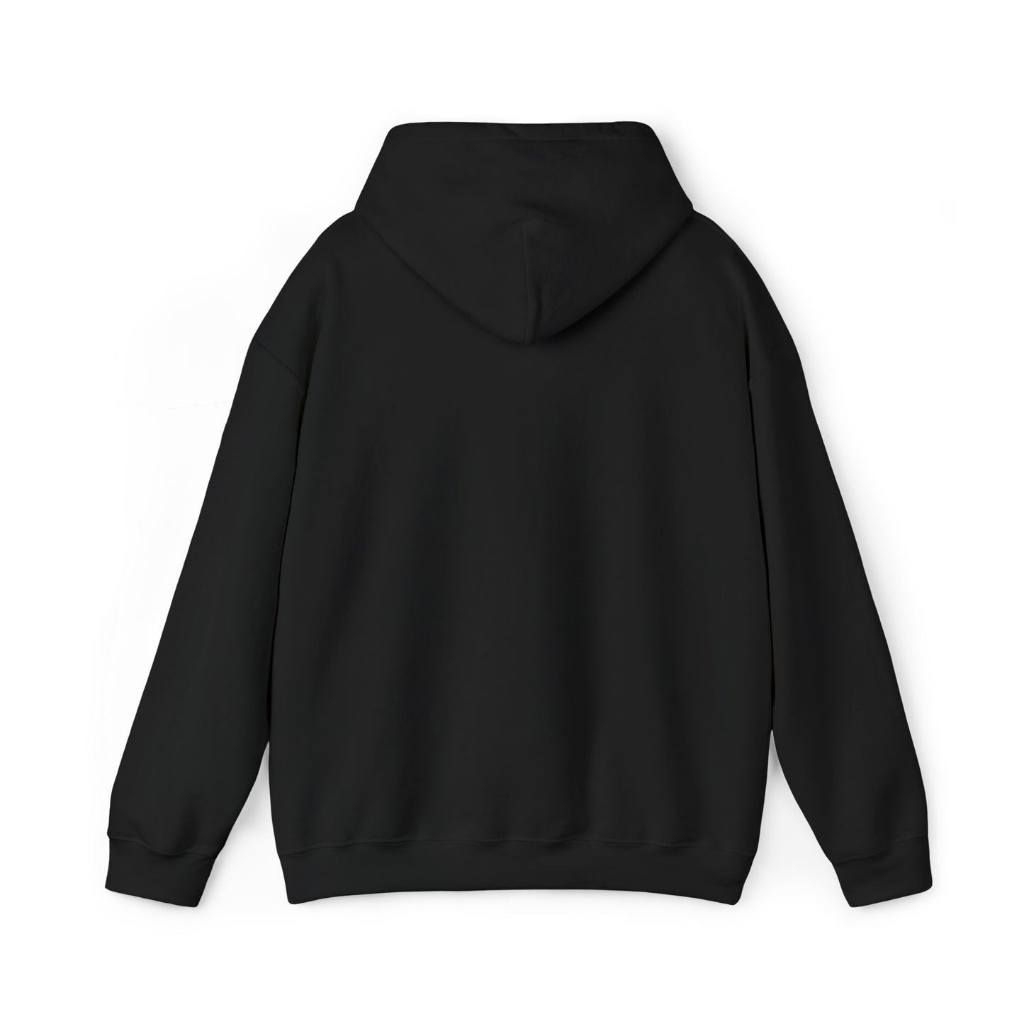 Black Minimalist Embroidered Hoodie