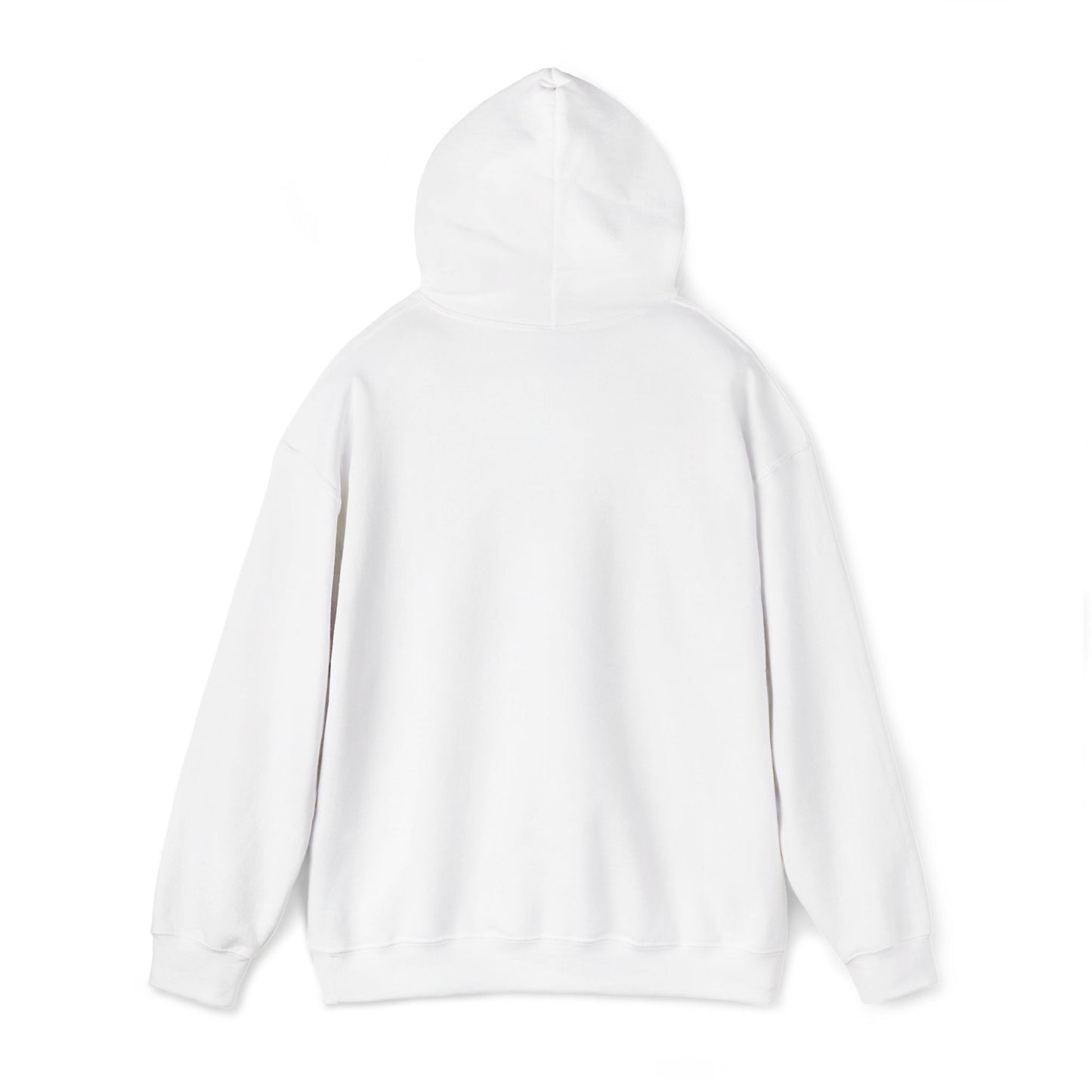 White Minimalist Embroidered Hoodie