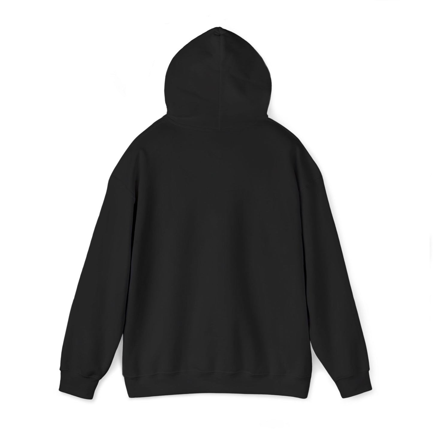 Black Minimalist Embroidered Hoodie