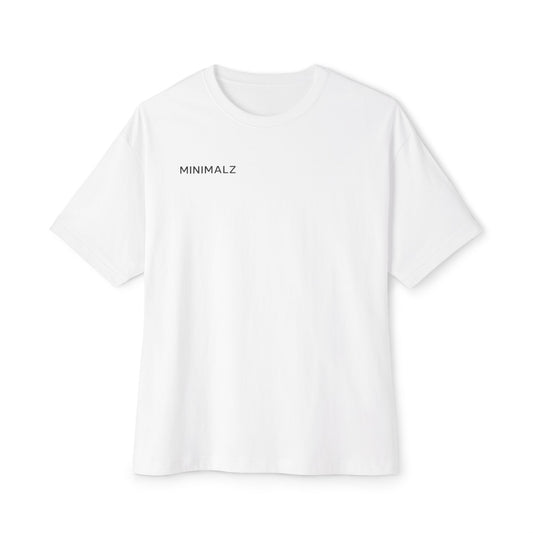 Oversized White Minimalist Design T-Shirt